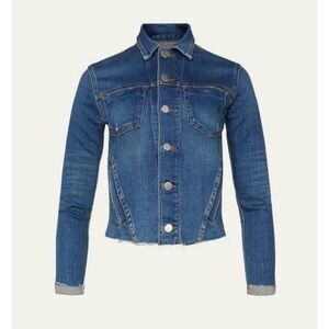 L'AGENCE Women's Blue Denim Jacket